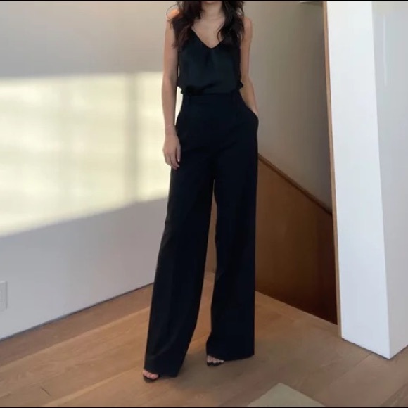 Zara Pants - NWT ZARA WIDE LEG BLACK PANTS